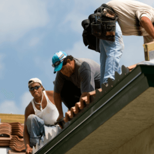 absolute quality roof restoration - Roof Restoration What to Expect When Choosing Roofing Johnson City - 3 roofers working on a tiled roof